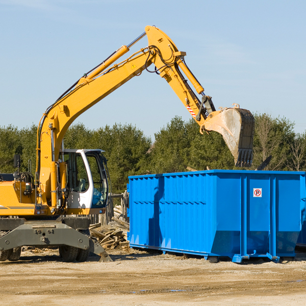 can i request a rental extension for a residential dumpster in West Milton